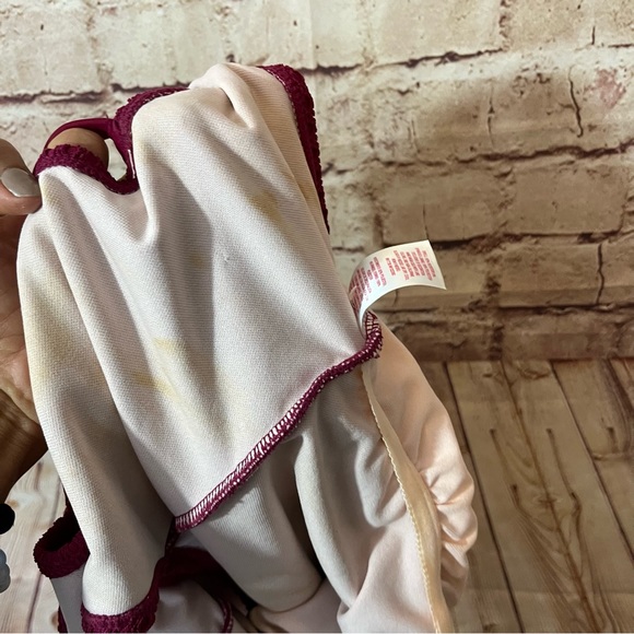 Xhilaration Maroon knit bathing suit size medium - Picture 6 of 7